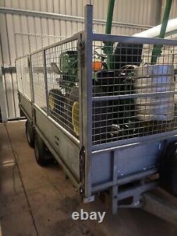 Ifor Williams LM146? Drop Sides? 14 FT Flatbed Trailer, Twin Axle, Cage Sides, Ramp