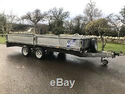 Ifor Williams LM146 Flat bed 14ft plant trailer twin axle 3500kg No VAT