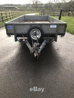 Ifor Williams LM146 Flat bed 14ft plant trailer twin axle 3500kg No VAT