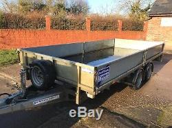 Ifor Williams LM146 Flat bed plant trailer twin axle 3500kg VAT IN PRICE