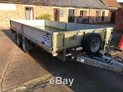 Ifor Williams LM146 Flat bed plant trailer twin axle 3500kg VAT IN PRICE