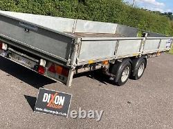 Ifor Williams LM166 Flatbed Twin Axle + ramps + winch 2015 Plus VAT
