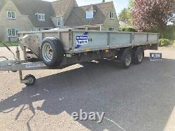 Ifor Williams LM166 Flatbed Twin Axle + ramps + winch 2015 Plus VAT