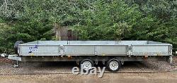 Ifor Williams LM186 18ft x 6ft 6in Twin Axle Flatbed Dropside Trailer Great Spec