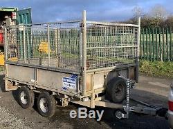 Ifor Williams LT85G Twin Axle Dropside TRAILER with Mesh Sides 2000kg