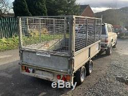 Ifor Williams LT85G Twin Axle Dropside TRAILER with Mesh Sides 2000kg