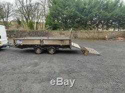 Ifor Williams Lm126g Twin Axle Dropside Trailer With Heavy Duty Ramp 3500kgs