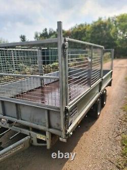 Ifor Williams Lm146g Trailer With Cage Sides (2 Missing) + Ra 3500kg Gross + Vat