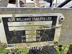 Ifor Williams Lt106 Plant Trailer, Good Condition, 10x5ft, Twin Axle