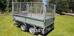 Ifor Williams Lt85g Twin Axle Braked Caged Trailer Excellent Condition