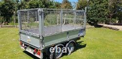 Ifor Williams Lt85g Twin Axle Braked Caged Trailer Excellent Condition