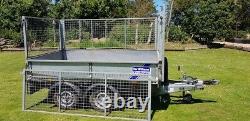 Ifor Williams Lt85g Twin Axle Braked Caged Trailer Excellent Condition