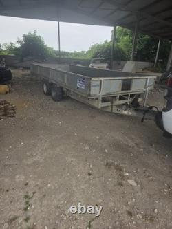 Ifor Williams M1608 Twin Axle Tilting Drop Side Trailer