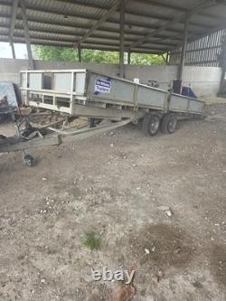 Ifor Williams M1608 Twin Axle Tilting Drop Side Trailer