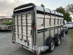 Ifor Williams TA5GHD-12 Twin Axle Livestock Trailer 3500kg with Decks and Gates