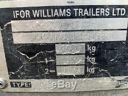 Ifor Williams TT126G 3500kg Twin axle Dropside Tipper Trailer
