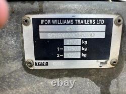 Ifor Williams Trailer GX84 Twin Axle Plant Trailer SOLD