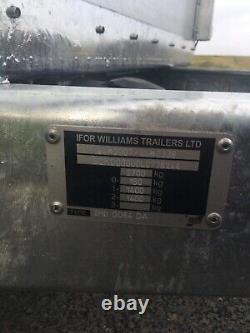 Ifor Williams Trailer Gd84. Twin Axle. General Duty 2700kg. Drop Down Ramp