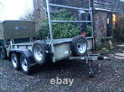 Ifor Williams Trailer Gd85g Twin Axle Many New Extras Electric Hoist/crane Winch