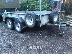 Ifor Williams Trailer Gd85g Twin Axle Many New Extras Electric Hoist/crane Winch