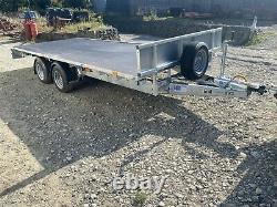 Ifor Williams Trailer Lm166 NEW Flatbed Headboard Twin Axle 16ft 3500kg