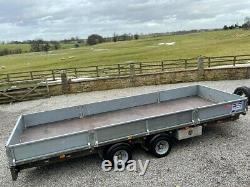 Ifor Williams Twin Axle 18ft Trailer With Drop Down Sides