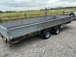 Ifor Williams Twin Axle 18ft Trailer With Drop Down Sides