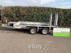 Ifor Williams Twin Axle Plant Trailer GX106 3500KG Digger Flatbed Brian James