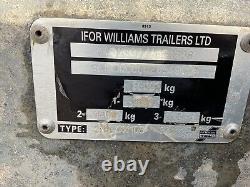 Ifor Williams Twin Axle Plant Trailer GX106 3500KG Digger Flatbed Brian James