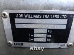 Ifor Williams Twin Axle Trailer 10ft x 5.5ft Cage Sides And Canopy Cover
