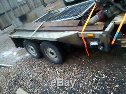 Ifor Williams plant, digger Trailer, twin axle 2700kg