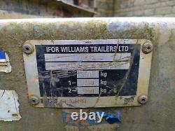 Ifor Williams trailer Twin Axle 3.5 Ton