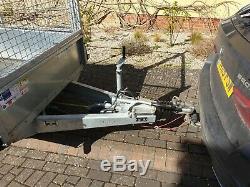 Ifor williams GD84 twin axle trailer with mesh sides and ramp