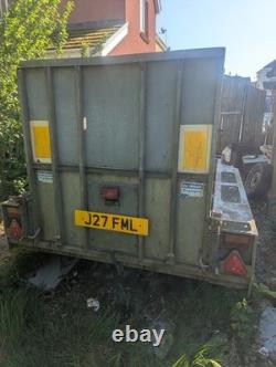 Ifor williams GH94BT Twin Axle plant trailer 9' x 4' Internal dimensions