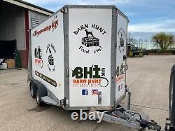 Ifor williams box trailer BV126 3500kg twin axle