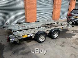 Ifor williams car transporter trailer Twin Axle 13ft 400 cm x 6ft 185cm