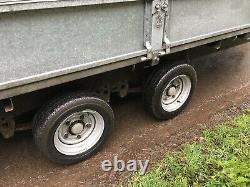 Ifor williams flatbed trailer mesh sides kit lm166 twin axle very clean