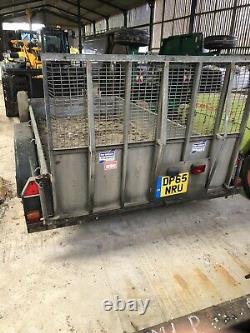 Ifor williams gd125 twin axle trailer 12ft x 6ft x 16ft