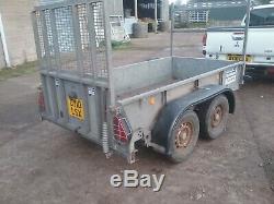 Ifor williams gd84 amk3 2700kg twin axle trailer tailbord ladder rack