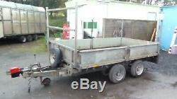 Ifor williams lm105 twin axle trailer 10ft x 5ft 2600kg
