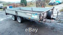Ifor williams lm146g twin axle trailer 3500kg 14ft x 6ft 6