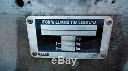 Ifor williams lm146g twin axle trailer 3500kg 14ft x 6ft 6