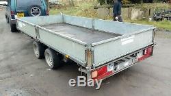 Ifor williams lm146g twin axle trailer 3500kg 14ft x 6ft 6 NEW BRAKES AND FLOOR