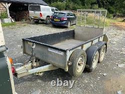 Ifor williams trailer gd84 twin axle rear ramp 8ft