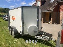 Ifor williams twin axle box trailer