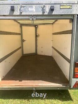 Ifor williams twin axle box trailer