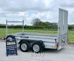 Indespension 10ft Twin Axle (2600kg) Plant Digger Trailer Ifor Ivor GD85 GD105