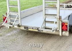 Indespension 10x6ft Twin Axle (3500kg) Plant Digger Dumper Trailer Ifor Ivor
