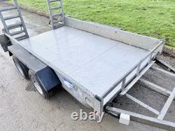 Indespension 10x6ft Twin Axle (3500kg) Plant Digger Dumper Trailer Ifor Ivor