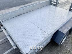 Indespension 10x6ft Twin Axle (3500kg) Plant Digger Dumper Trailer Ifor Ivor